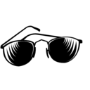 download Sunglasses clipart image with 90 hue color