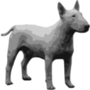 Bullterrier Grayscale