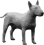 Bullterrier Grayscale