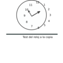 download Test Del Reloj A La Copia clipart image with 180 hue color