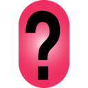 download Question Mark Icon clipart image with 315 hue color