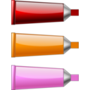 Color Tube Red Orange Pink