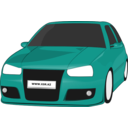 download Vw Golf3 Tuned clipart image with 180 hue color
