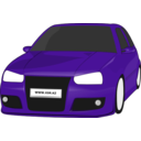 download Vw Golf3 Tuned clipart image with 270 hue color
