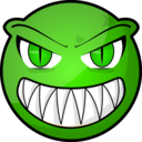 download Scary Face clipart image with 45 hue color