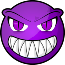 download Scary Face clipart image with 225 hue color