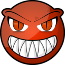 download Scary Face clipart image with 315 hue color