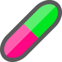 download Simple Pill Icon clipart image with 0 hue color