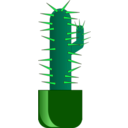 download Cactus clipart image with 90 hue color