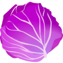 download Cabbage clipart image with 180 hue color