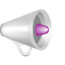 download Megaphone clipart image with 90 hue color