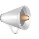 download Megaphone clipart image with 180 hue color
