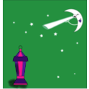 download Ramadan Lamp And Moon clipart image with 270 hue color