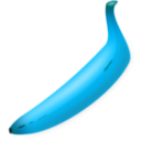 download Banana clipart image with 135 hue color