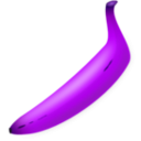 download Banana clipart image with 225 hue color