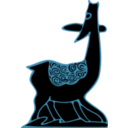 download Indonesian Antelope Batik clipart image with 0 hue color