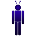 download Robot clipart image with 135 hue color
