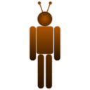 download Robot clipart image with 270 hue color