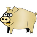 download Pig clipart image with 45 hue color