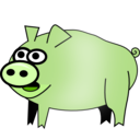 download Pig clipart image with 90 hue color
