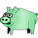 download Pig clipart image with 135 hue color