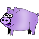 download Pig clipart image with 270 hue color