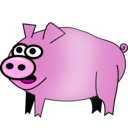 download Pig clipart image with 315 hue color