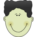 download Boyface4 clipart image with 45 hue color