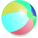 download Beachball clipart image with 135 hue color