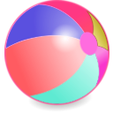 download Beachball clipart image with 315 hue color