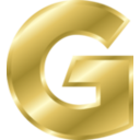 Effect Letters Alphabet Gold