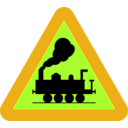 download Train Roadsign clipart image with 45 hue color