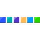 download Colorful Square Icon Backgrounds clipart image with 180 hue color