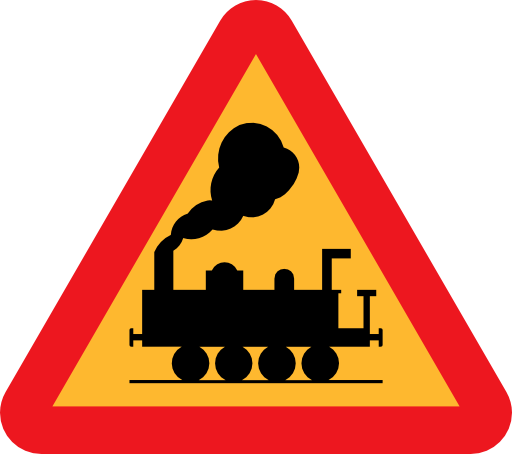 Train Roadsign