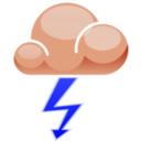 download Meteo Temporale clipart image with 180 hue color