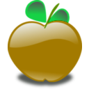 download Apple clipart image with 45 hue color