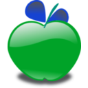 download Apple clipart image with 135 hue color