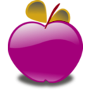 download Apple clipart image with 315 hue color