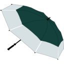 download Umbrella clipart image with 315 hue color