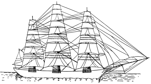 Fully Rigged Ship