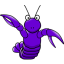 download Cartoon Lobster clipart image with 270 hue color