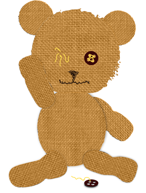 Canvas Teddy Bear