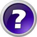 download Question Button clipart image with 45 hue color