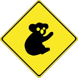 Warning Koalas Ahead