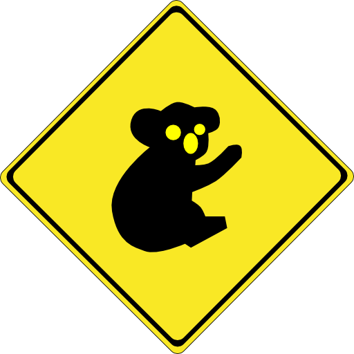 Warning Koalas Ahead