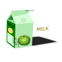 download Apple Milk clipart image with 0 hue color