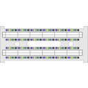 download Telco Punchdown Block clipart image with 45 hue color