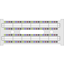 download Telco Punchdown Block clipart image with 225 hue color