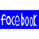 download Facebook clipart image with 0 hue color