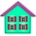 download Home3 Icon clipart image with 90 hue color
